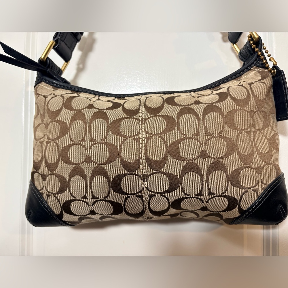 Coach Large Signature Carly Shoulder Bag - Style 11431 - Picture 5 of 15